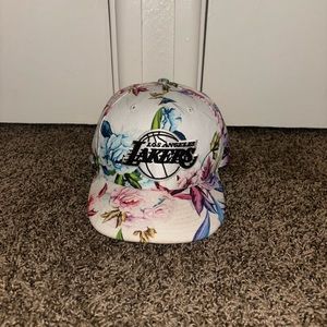 Floral Lakers Snapback
